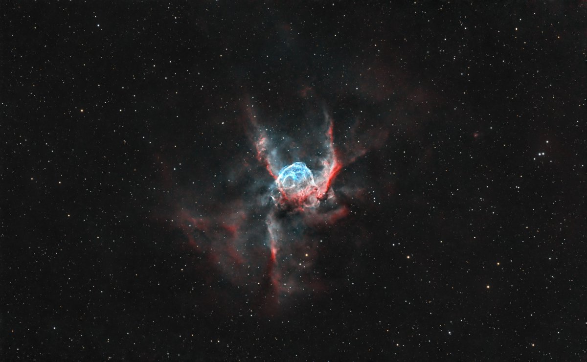 This awesome image of Thor's Helmet was taken by group member "JemHadar444 with a ZWO Seestar S50 Smart telescope! This is 12hrs of integration time with the S50 dual band filter. An amazing capture!
We'd love to have you in our astro group! See the link in our Bio!