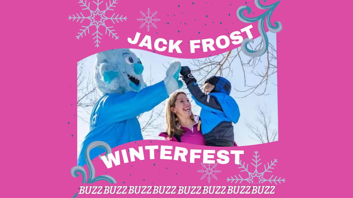 Jack Frost Winterfest returns February 14–17, 2025!

For more details, grab your January issue of the Buzz! Or go to buzzpei.com/jack-frost-win…