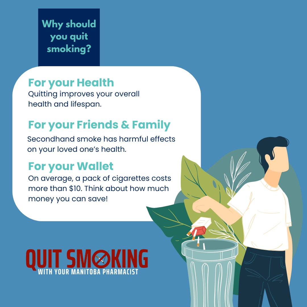 Quit Smoking With Your Manitoba Pharmacist tweet media