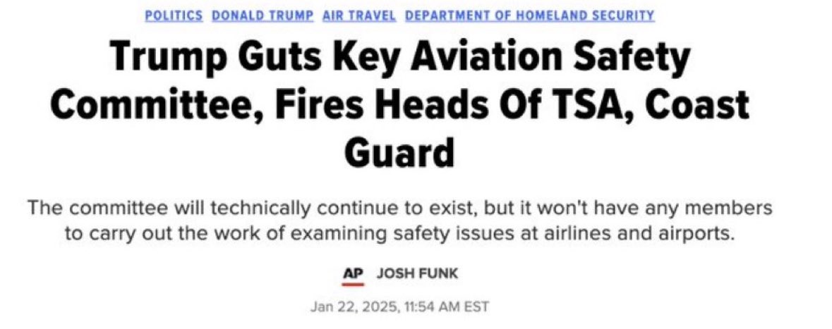 I have to talk about DEI in light of Trump's comments this morning regarding last night's tragic collision in DC.

First, Trump started with a solemn and very thoughtful set of comments on the accident. But then things took a very dark turn, placing blame on the blameless. I