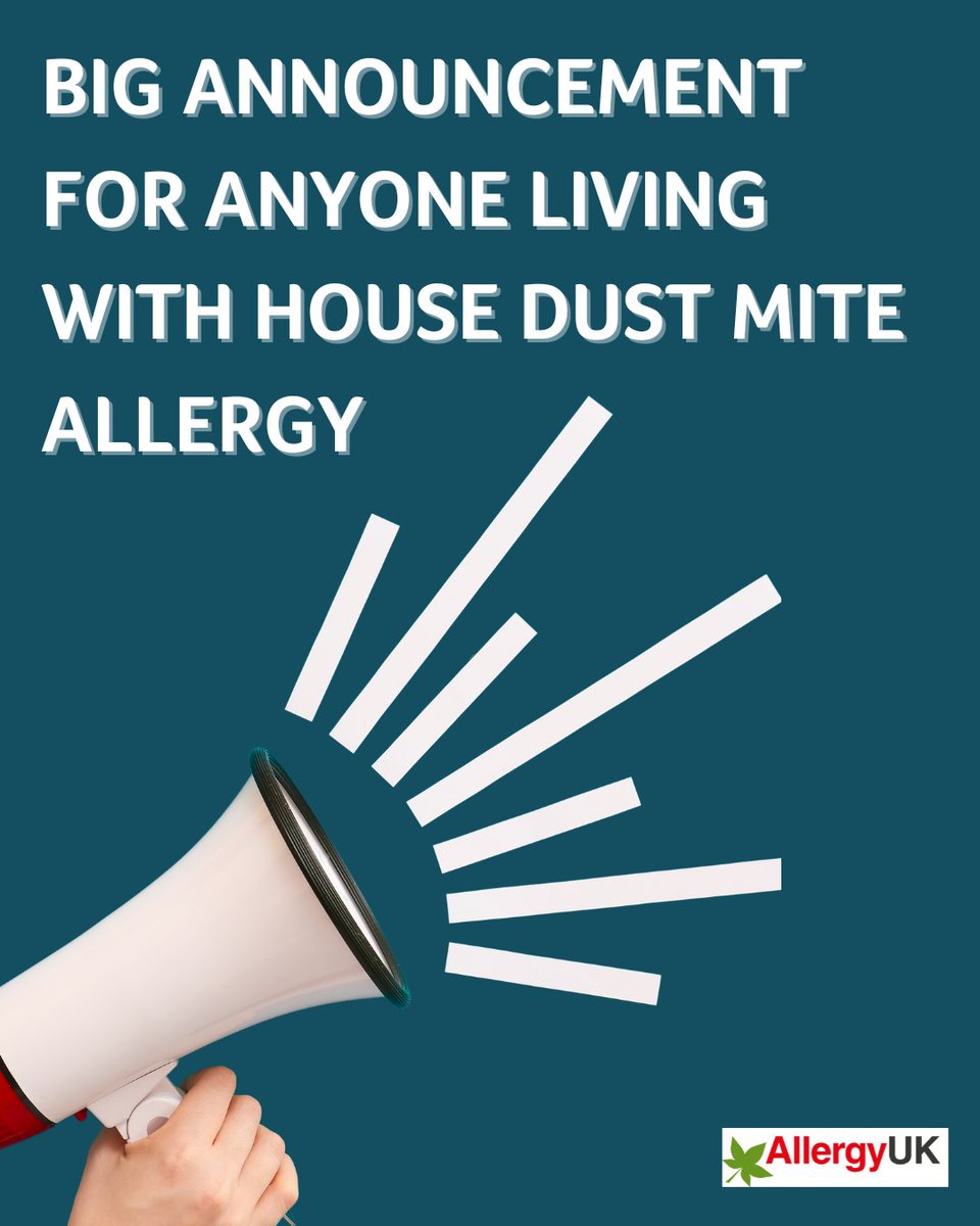 📢 Great news for those with house dust mite allergies!

NICE approves Acarizax for NHS use—treating the cause, not just symptoms.

✅ Ages 12-65
✅ Long-term relief for moderate-severe cases
✅ Home treatment after first clinic dose

🔗 bit.ly/42B5Fnk