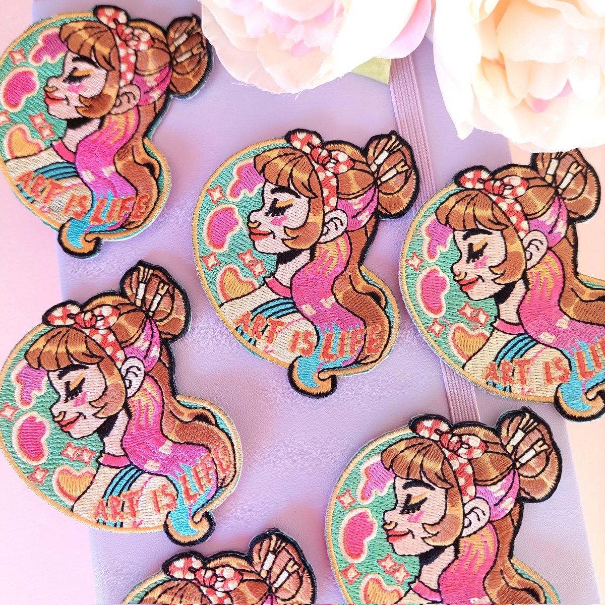 mrsbutterd's tweet image. My first enamel pins and patches from @GS_Promo_Inc 
Make merch with GS-JJ: bit.ly/4082pN5
🌱
#GSJJ #acrylickeychains #enamelpins #custompatches