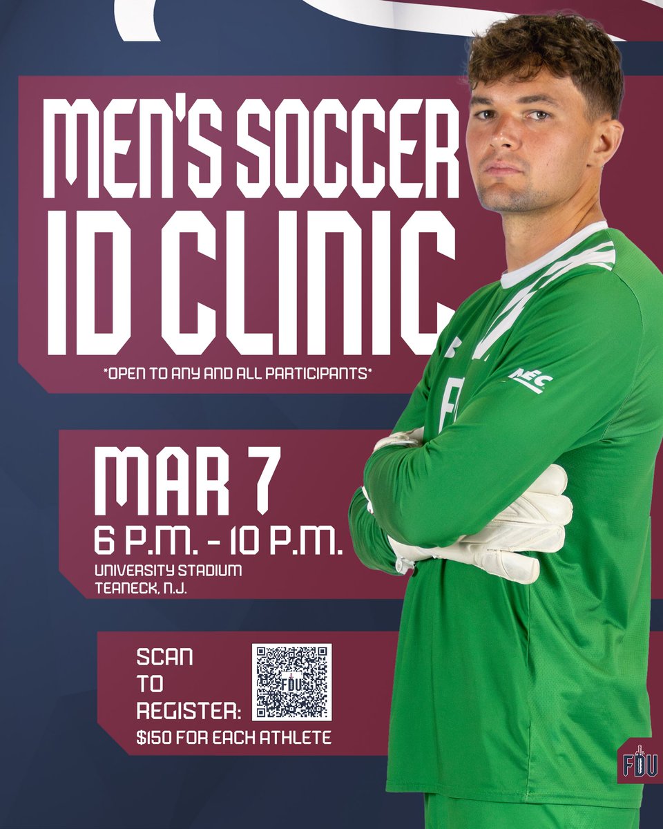 put your skills to work with us on March 7‼️

Scan the QR code or visit FDUKnights.com to register.

#uKNIGHTED