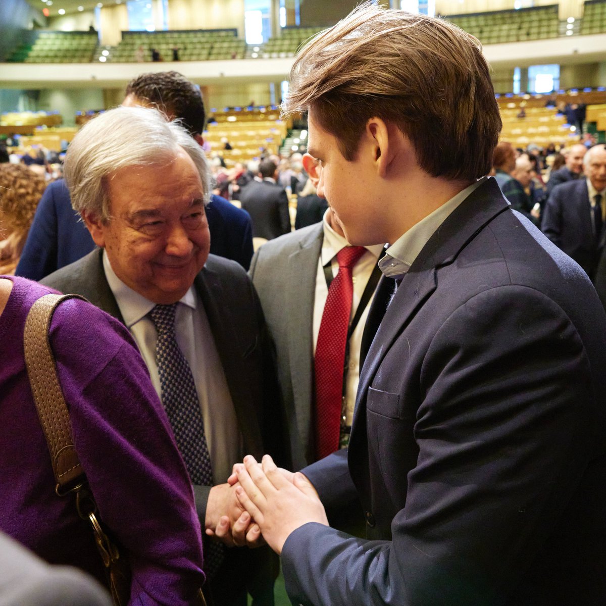 Michal Tuczapski (@michaltuczapski) on Twitter photo Just concluded a pivotal meeting with UN Secretary-General <a href="/antonioguterres/">António Guterres</a> on the global mental health crisis. Youth-led action must be at the forefront of international policy. Mental health is a universal right—it's time for urgent, coordinated action at the highest level. Just concluded a pivotal meeting with UN Secretary-General <a href="/antonioguterres/">António Guterres</a> on the global mental health crisis. Youth-led action must be at the forefront of international policy. Mental health is a universal right—it's time for urgent, coordinated action at the highest level.