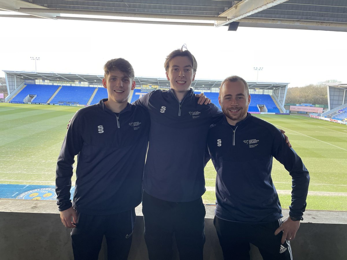 Prof Joanne Butt (@drjoannebutt) on Twitter photo Thanks to <a href="/shrewsacademy/">Shrewsbury Town Academy</a> — this is a great opportunity for our MSc Sport Psychology students <a href="/LJMUSportSci/">LJMU Sport Science</a> to gain some supervised experience. Thanks to <a href="/shrewsacademy/">Shrewsbury Town Academy</a> — this is a great opportunity for our MSc Sport Psychology students <a href="/LJMUSportSci/">LJMU Sport Science</a> to gain some supervised experience.