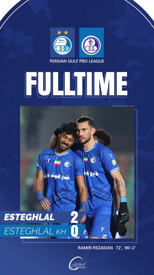 تبریک به همه استقلالی های عزیز💙
نباید به این برد دلخوش کنیم، هفته بعد لیگ نخبگان بازی داریم و هنوز شانس صعود در آسیا و جام حذفی باقی مونده. لطفا فشارها به مدیریت برای #سرمربی_معتبر_خارجی فراموش نشه تا اومدنش نیاز به مربی خوب داریم و سهراب با نوازی کاری ازشون برنمیاد
<a href="/AliTajernia/">Ali Tajernia | علی تاجرنیا-صنفی،سیاسی،اجتماعی</a>