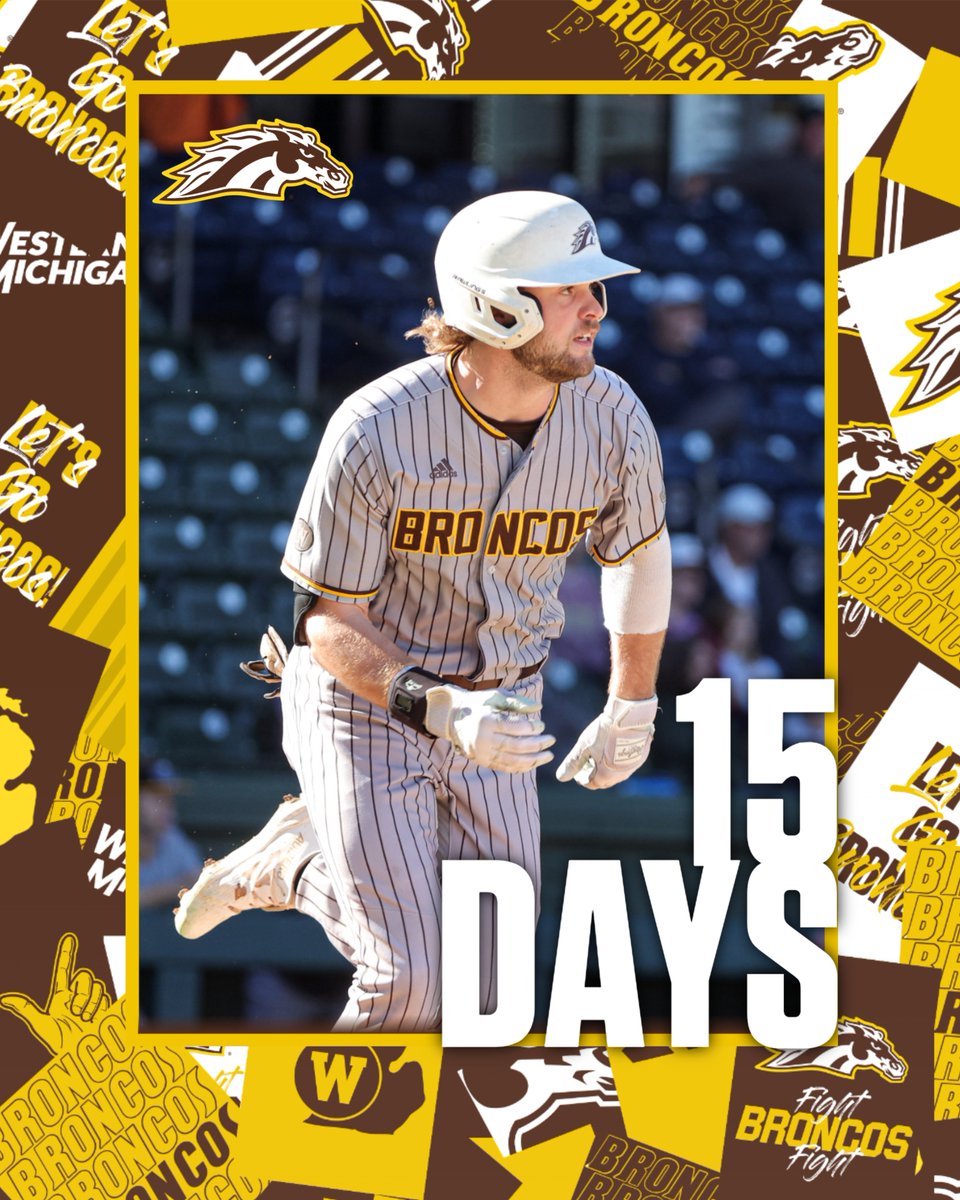 Baseball season is coming up fast! We're just 1⃣5⃣ days away from Opening Day for the Broncos!

#BroncosReign