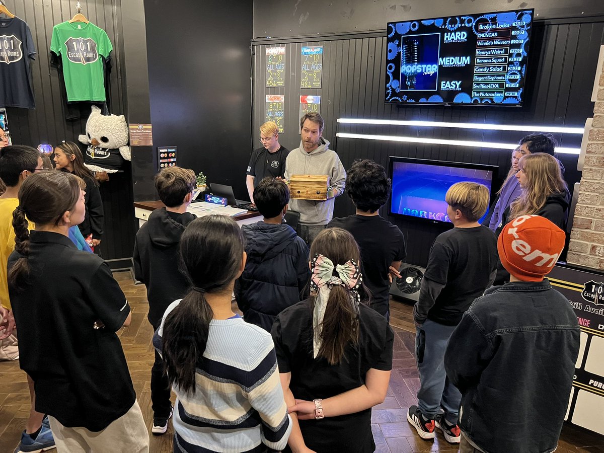 MCMS_Panthers's tweet image. Thank you Escape Room 101 for hosting a GATE Night for MCMS!