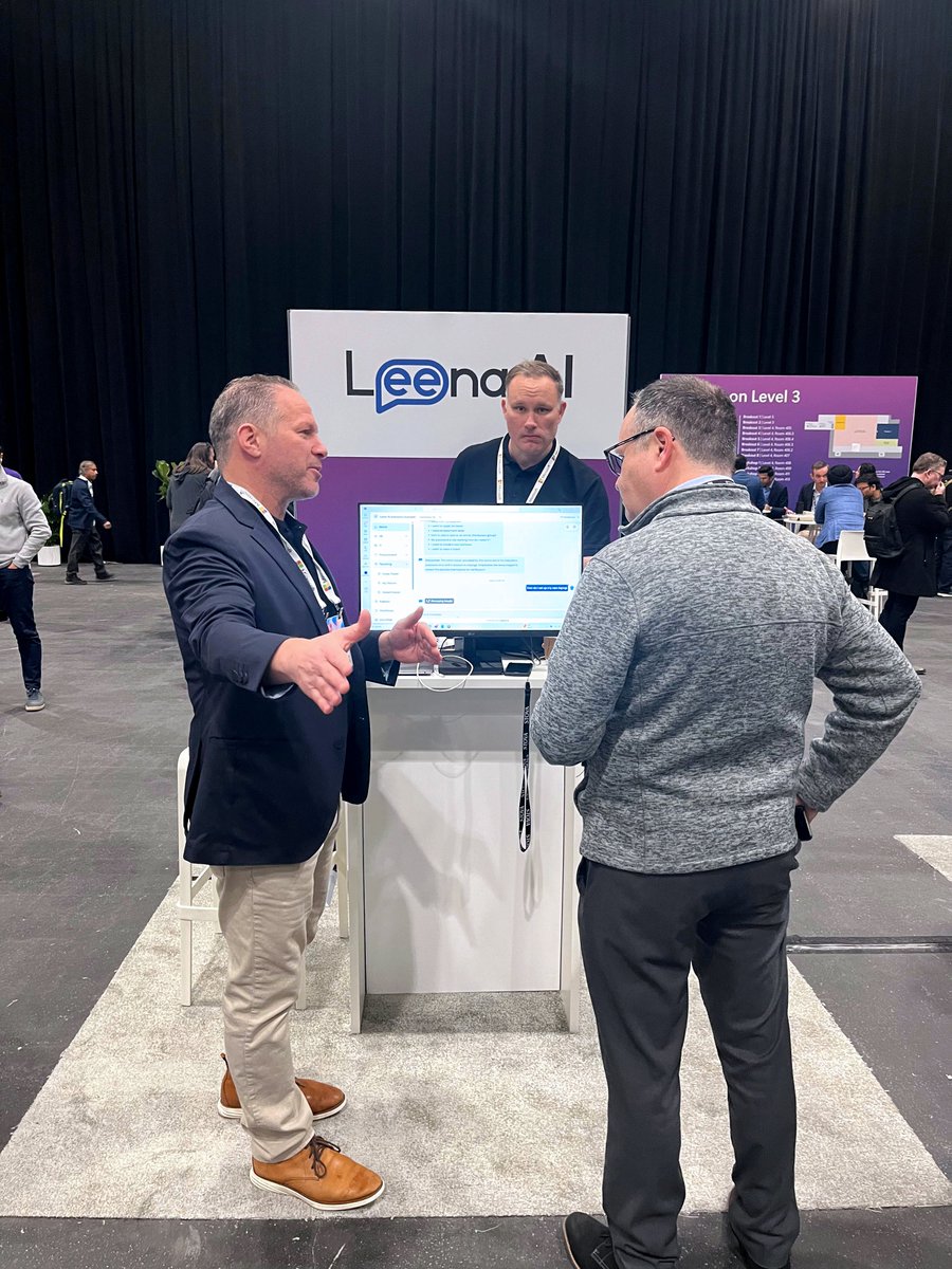 Enterprise Agentic AI Live at the <a href="/Microsoft/">Microsoft</a> AI Tour in NYC! 🚀

The energy here is electric! ⚡ The Leena AI team is having an incredible time connecting with AI leaders, exchanging ideas, and showcasing how our Agentic AI drives the Zero Ticket Enterprise.

If you're at the