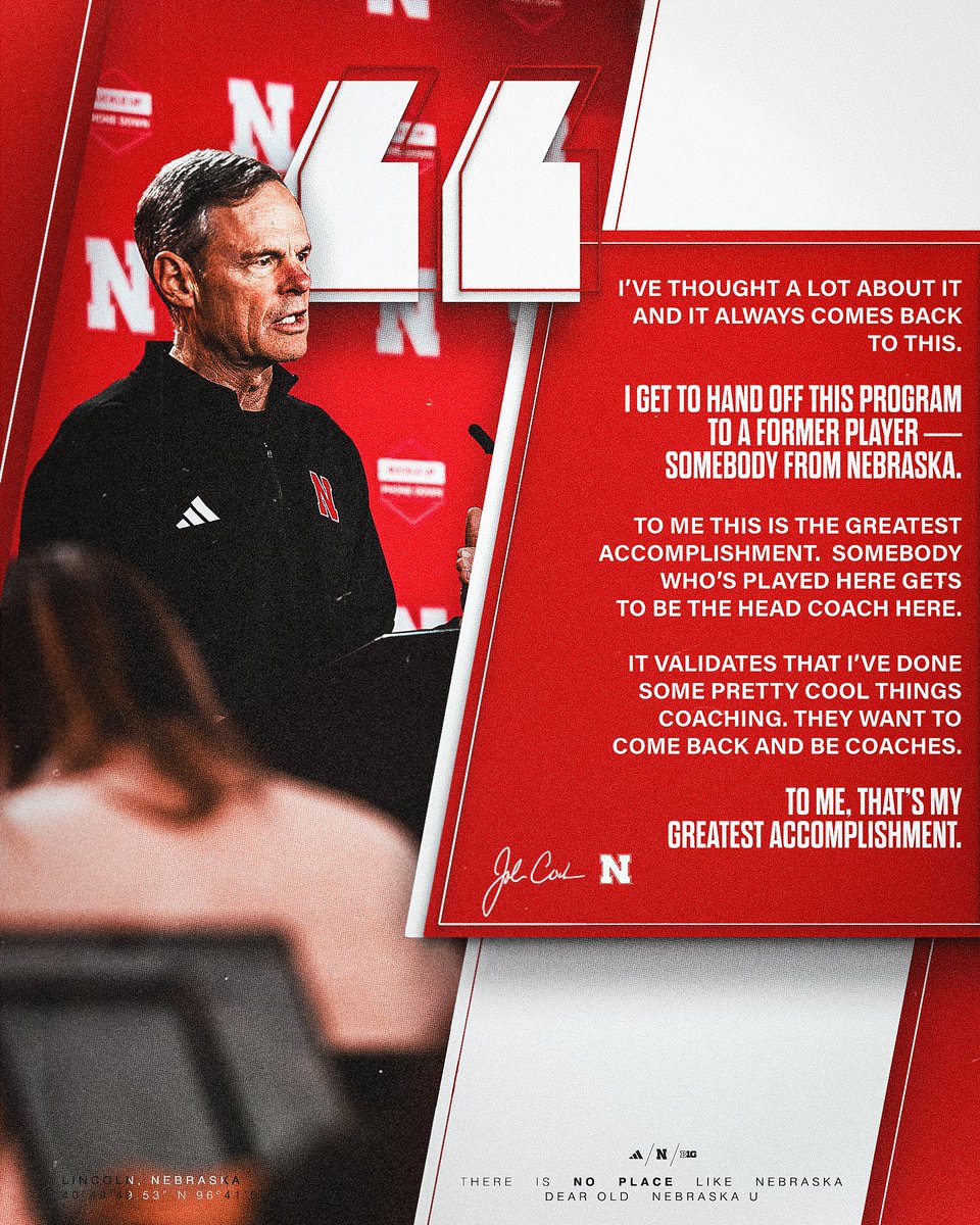 It's always been about Nebraska.

🗣️ <a href="/jcook2/">John Cook</a>