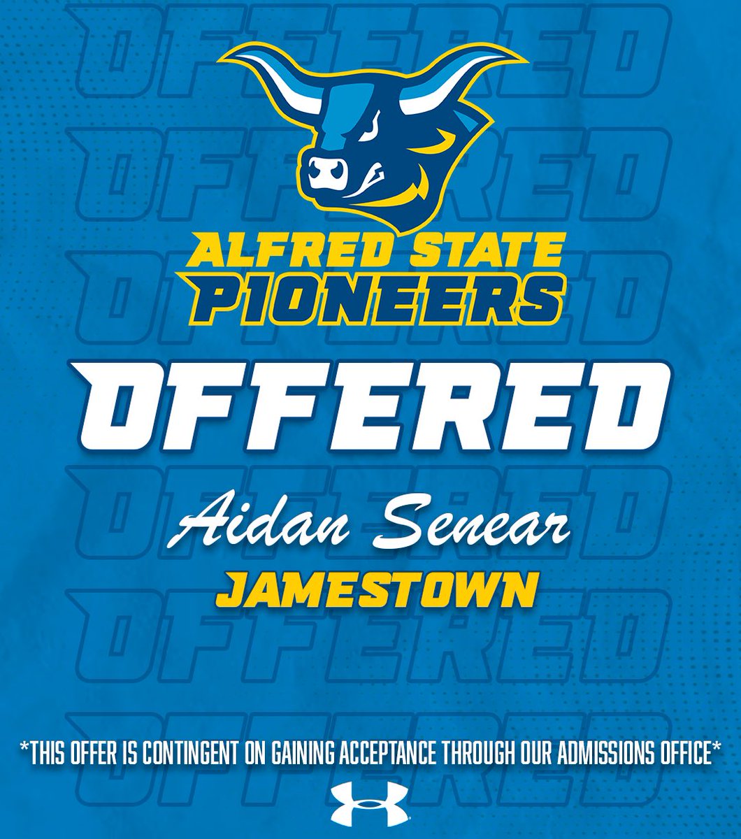 aidan senear (@aidansenear1) on Twitter photo Beyond blessed to announce I've officially received an offer from <a href="/ALFREDSTATEFB/">ALFRED STATE FOOTBALL</a> GREATNESS TO COME! Beyond blessed to announce I've officially received an offer from <a href="/ALFREDSTATEFB/">ALFRED STATE FOOTBALL</a> GREATNESS TO COME!