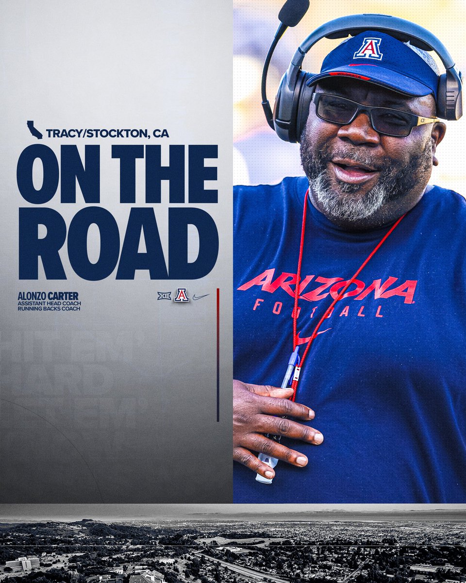 Alonzo “Zo” Carter (@realcoachcarter) on Twitter photo Always feels Great to return home! <a href="/ArizonaFBall/">Arizona Football</a> hitting Northern California HARD! #BearDown 🐻⬇️ Always feels Great to return home! <a href="/ArizonaFBall/">Arizona Football</a> hitting Northern California HARD! #BearDown 🐻⬇️