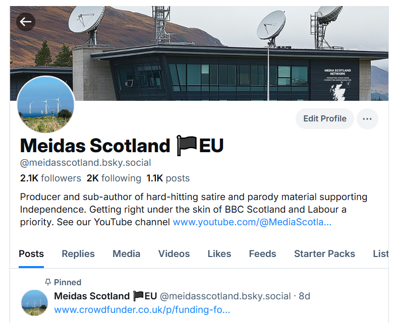 doricso's tweet photo. but might take a while to shut down. If you have a genuine need to speak to the real Meidas Scotland, this is his profile on BSky. https://t.co/4XDggqwHhV