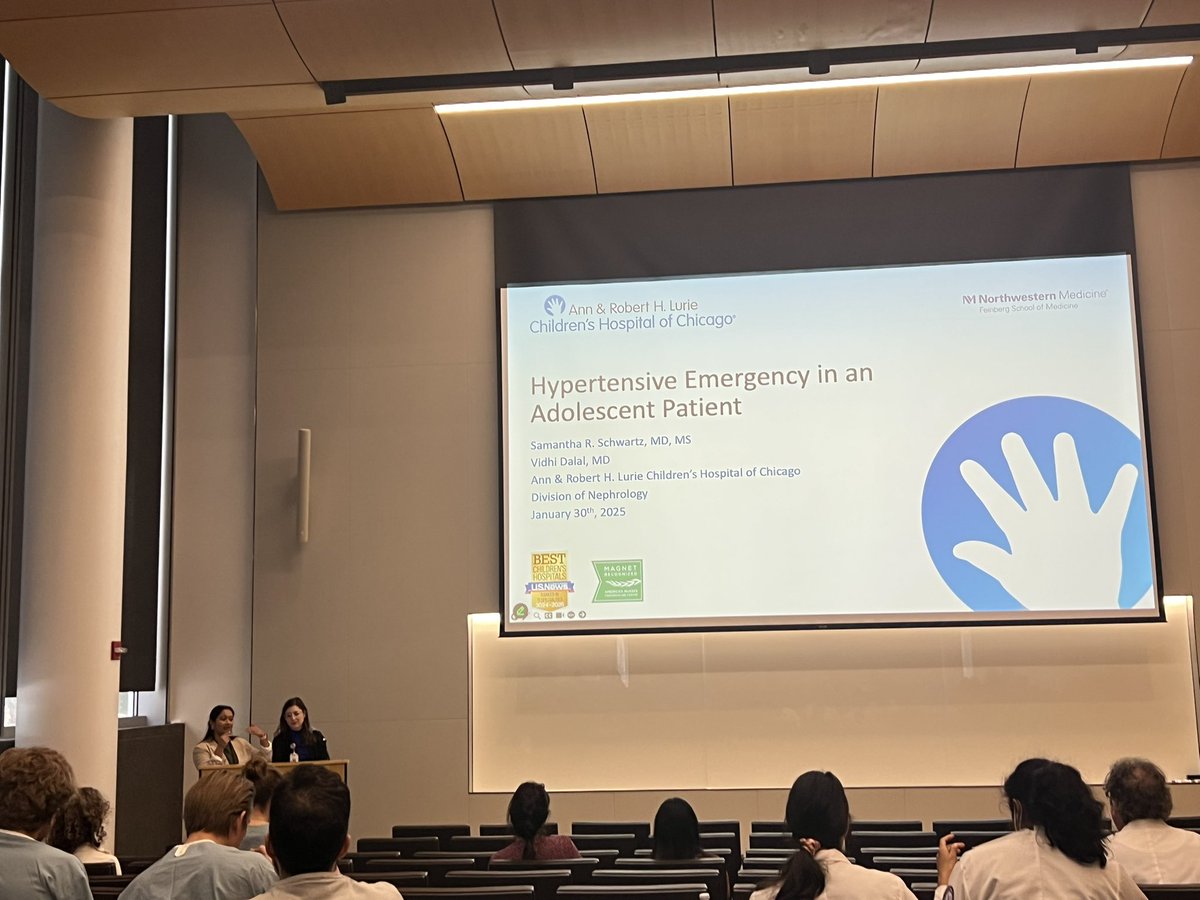 Northwestern Kidney (@nu_nephrology) on Twitter photo Dr. Dalal and Dr. Schwartz are now presenting in the SQ Auditorium, kicking off an engaging and interactive discussion on Hypertensive Emergency in an Adolescent Patient.
<a href="/lurie_neph/">LurieNephrology</a> Dr. Dalal and Dr. Schwartz are now presenting in the SQ Auditorium, kicking off an engaging and interactive discussion on Hypertensive Emergency in an Adolescent Patient.
<a href="/lurie_neph/">LurieNephrology</a>
