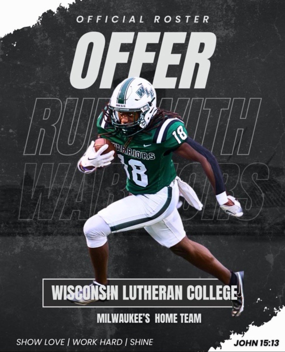 Trevor Parker (@trevparker5) on Twitter photo Had a great meeting with Coach <a href="/KyleKubackii/">Coach Kubacki</a>
Blessed to receive another #offer from Wisconsin Lutheran College! Had a great meeting with Coach <a href="/KyleKubackii/">Coach Kubacki</a>
Blessed to receive another #offer from Wisconsin Lutheran College!