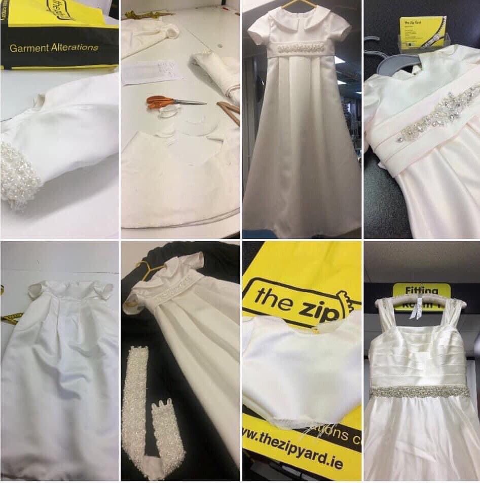 Wedding dress gathering dust in your wardrobe? 👰 

Here’s some The Zip Yard team repurposed into christening gowns! 👶🏼

#weddingdress #christeninggown #alterations #thezipyard #lookgreatfeelfantastic #weloveeveryBODY