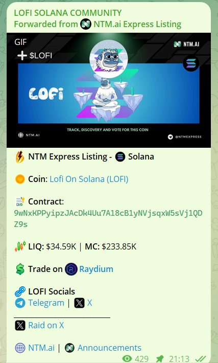 LofiOnSolana's tweet photo. We will continue deliver our promises. 

Stay with $LOFI , The greatest meme on solana! https://t.co/35M8CeoC1N