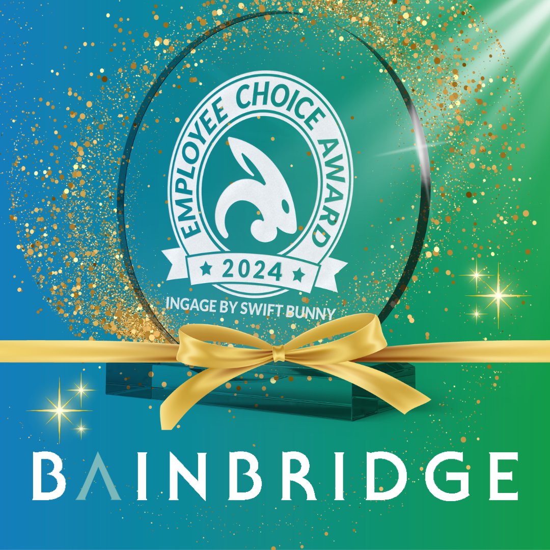 goswiftbunny's tweet photo. Շնորհավորո՝ւմ եմ (Shnorhavoro՝wm yem) CONGRATULATIONS (in Armenian) to Bainbridge, a winner of the 2024 Swift Bunny Employee Choice Award! This achievement reflects sentiment based on confidential, year-round employee feedback surveys conducted via Ingage by Swift Bunny™ https://t.co/3LrZTkx4XE
