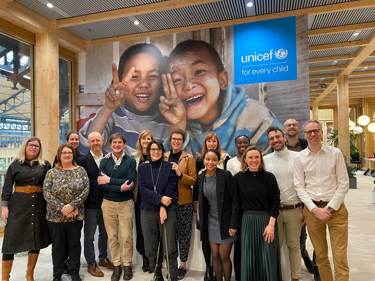 Presidencies of the <a href="/EUCouncil/">EU Council</a> provide crucial opportunities to further children's rights. Thanks to <a href="/UNICEFBELGIQUE/">UNICEF Belgique | 💙</a> for hosting an energizing discussion with colleagues from across the UNICEF family in Europe to plan our engagement with the trio of Poland, Denmark and Cyprus.