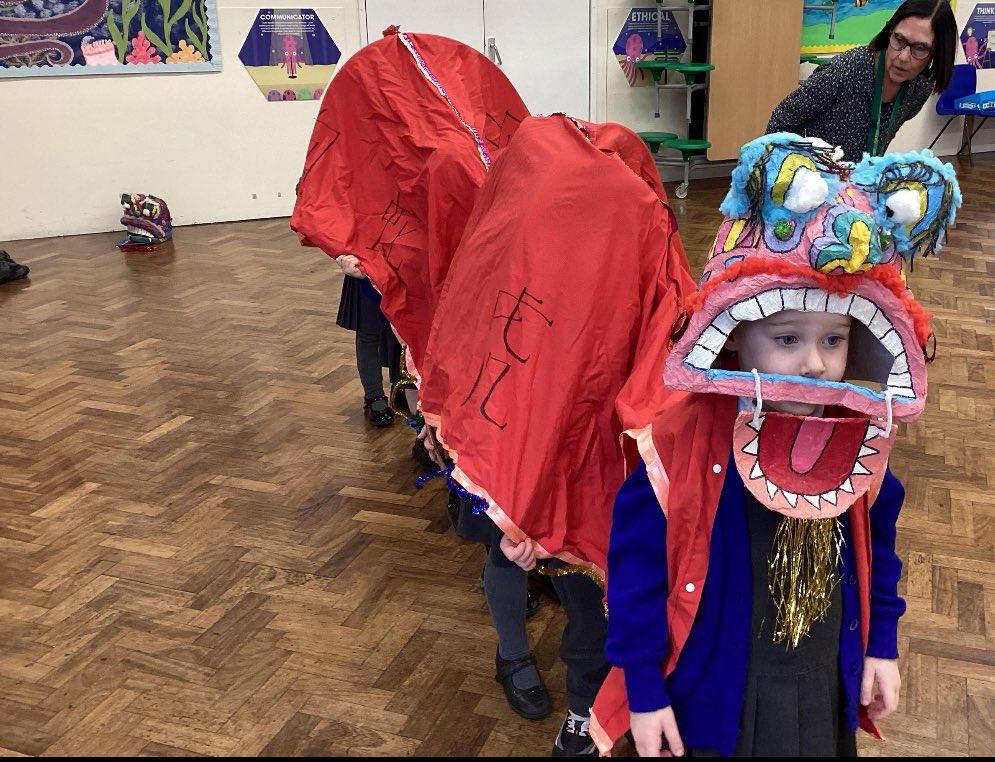 primary_tree's tweet image. Chinese New Year celebrations by our youngest pupils. #ChineseNewYear