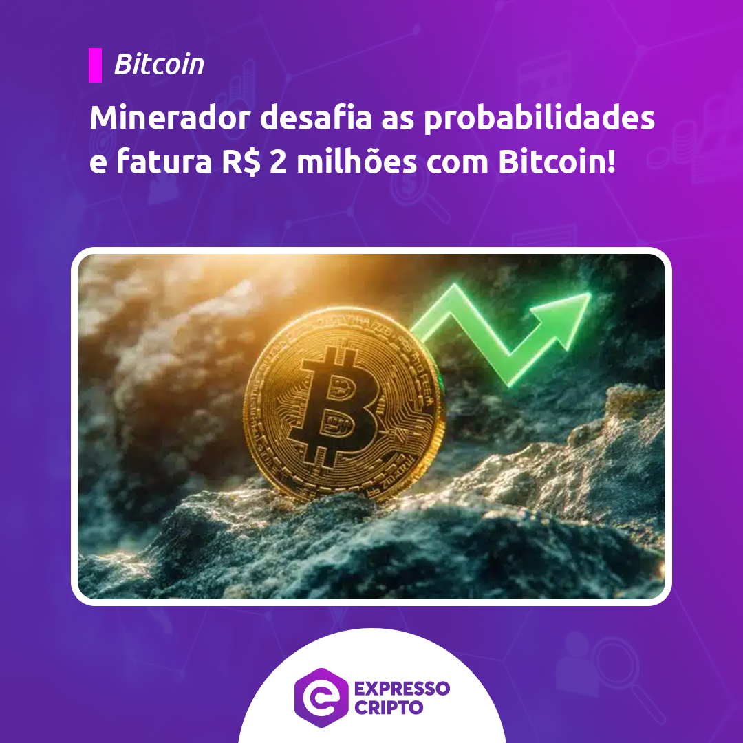 expressocripto's tweet image. 💰 Um minerador solo faturou R$ 2 milhões ao resolver um bloco de Bitcoin usando um equipamento de apenas R$ 2 mil. O feito raro levanta debates sobre descentralização e acessibilidade na mineração. Sorte ou estratégia? 🤔 #Bitcoin #Mineração #Cripto