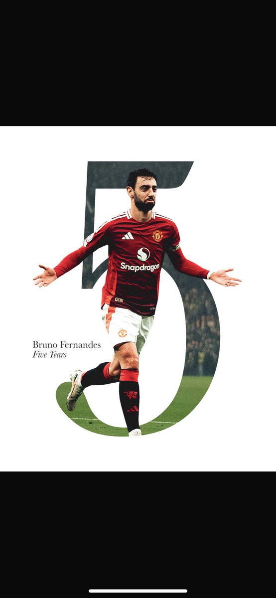 To the man who always puts the team first❤️. A true leader! We celebrate you, Bruno Fernandes🥂