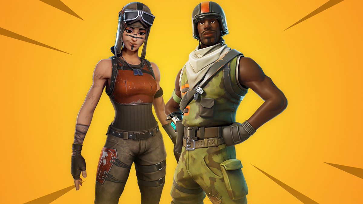 Renegade Raider &amp; Aerial Trooper leave the Fortnite Shop TONIGHT ‼️