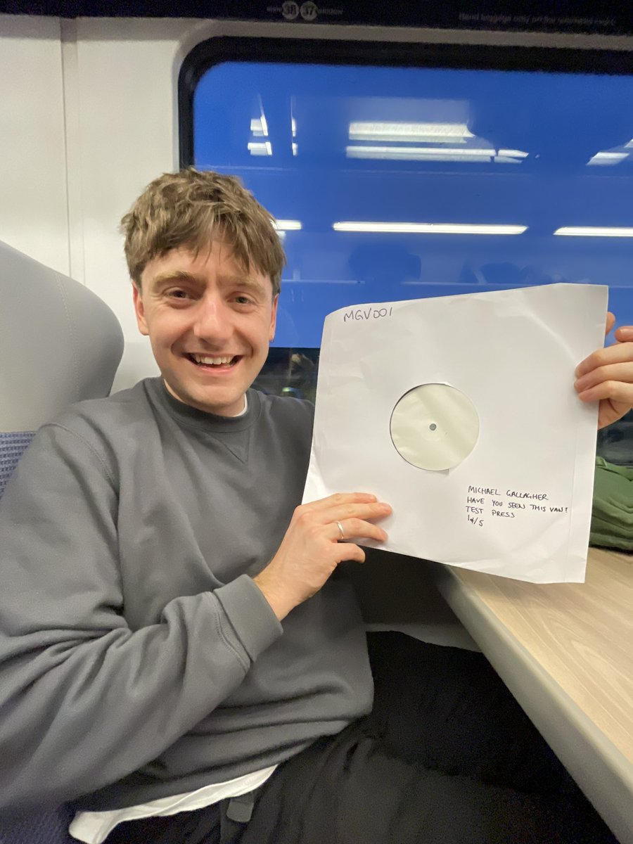 Michael Gallagher (@mickyygall) on Twitter photo Express (transpennine) Delivery ๐ x ๐
Buzzing that the test presses have arrived and sounding great! Thanks for your patience, vinyls will with you soon...
Giving this one away at tomorrow nights gig <a href="/georgian_stcktn/">The Georgian Theatre</a>
Get down early, first person to the merch desk takes it x Express (transpennine) Delivery ๐ x ๐
Buzzing that the test presses have arrived and sounding great! Thanks for your patience, vinyls will with you soon...
Giving this one away at tomorrow nights gig <a href="/georgian_stcktn/">The Georgian Theatre</a>
Get down early, first person to the merch desk takes it x