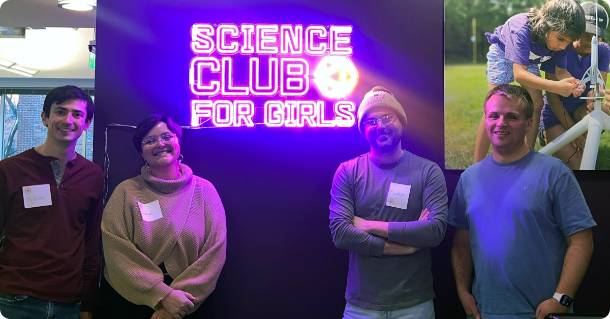 watershedbio's tweet photo. SCFG fosters excitement, confidence, and literacy in STEM for girls and gender-expansive youth from underrepresented communities by providing free, experiential programs and by maximizing meaningful interactions with women-in-STEM mentors. 💙 https://t.co/GSATWAZbOv