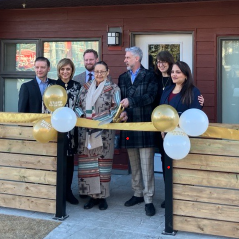 cityofcalgary's tweet photo. Our housing partner @Onwardyyc celebrated the opening of a new 29-unit affordable housing development for women and children, jointly funded by the federal Rapid Housing Initiative, the Government of Alberta &amp; The City of Calgary.

Learn more ⬇️