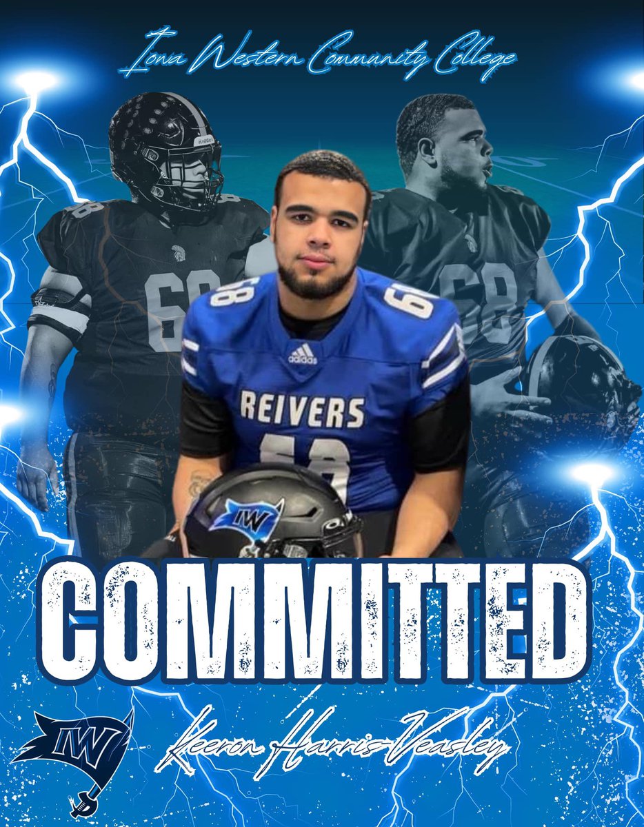 Keeron Veasley (@keeronveasley) on Twitter photo I have made my commitment to Iowa Western to continue my Football journey as a Reiver. I want to thank all my family , friends and coaches who have supported me in this journey this far. <a href="/BlackbournMike/">Mike Blackbourn</a> <a href="/CoachStrohmeier/">Scott Strohmeier</a> <a href="/Coach_KD75/">Kendrick Davis</a> <a href="/ReiverFootball/">IWCC Reiver Football</a> <a href="/decarlos319/">De'Carlos Anderson (Coach Los)</a> <a href="/timmoses68/">Tim Moses</a> I have made my commitment to Iowa Western to continue my Football journey as a Reiver. I want to thank all my family , friends and coaches who have supported me in this journey this far. <a href="/BlackbournMike/">Mike Blackbourn</a> <a href="/CoachStrohmeier/">Scott Strohmeier</a> <a href="/Coach_KD75/">Kendrick Davis</a> <a href="/ReiverFootball/">IWCC Reiver Football</a> <a href="/decarlos319/">De'Carlos Anderson (Coach Los)</a> <a href="/timmoses68/">Tim Moses</a>