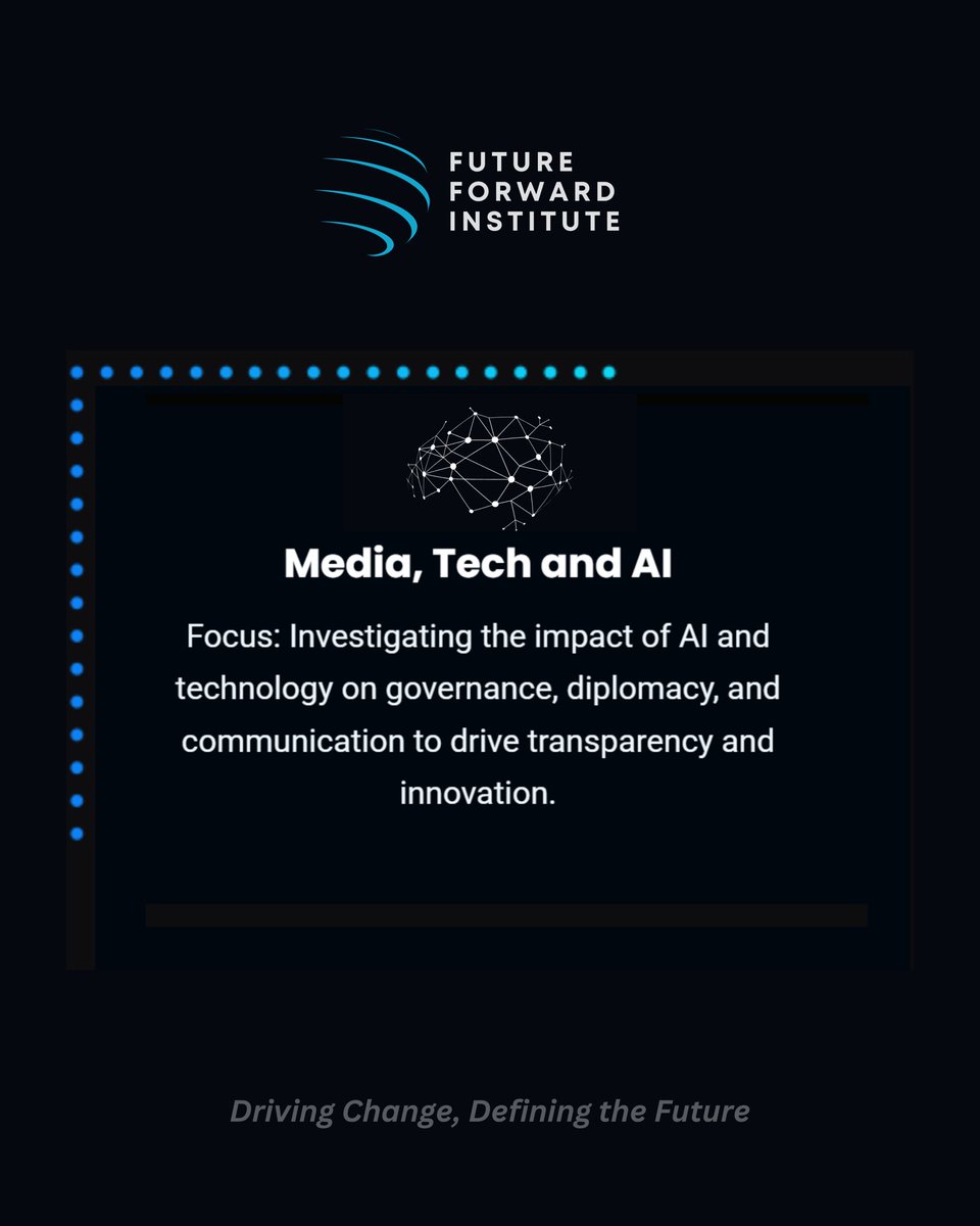 FutureFwdInst's tweet photo. 5. Women and Youth;
6. Media, Tech, and AI https://t.co/iULR4VekNJ