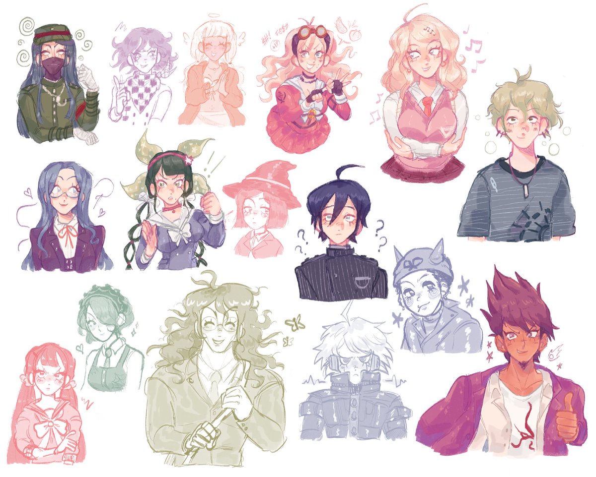 peqchesss's tweet photo. and 3s! #danganronpa https://t.co/UbA29gpFyY