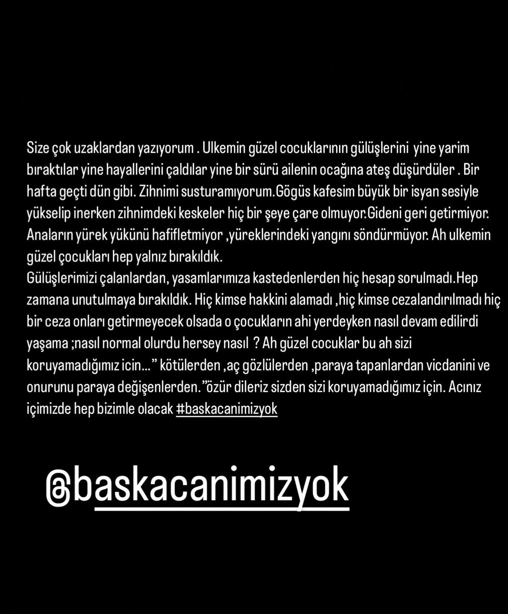 #baskacanimizyok