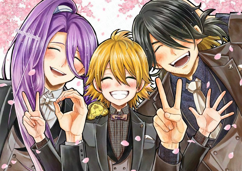 #十周年なのでとうらぶ好きさんと繋がらなくていいので貴殿の長曽祢虎徹を見せてほしい

素敵なタグをお見かけしまして…!1枚目は2015年、4枚目は今年描いたやつです。不思議な感覚なのですが出会ってすぐに気づけば虜になってました 