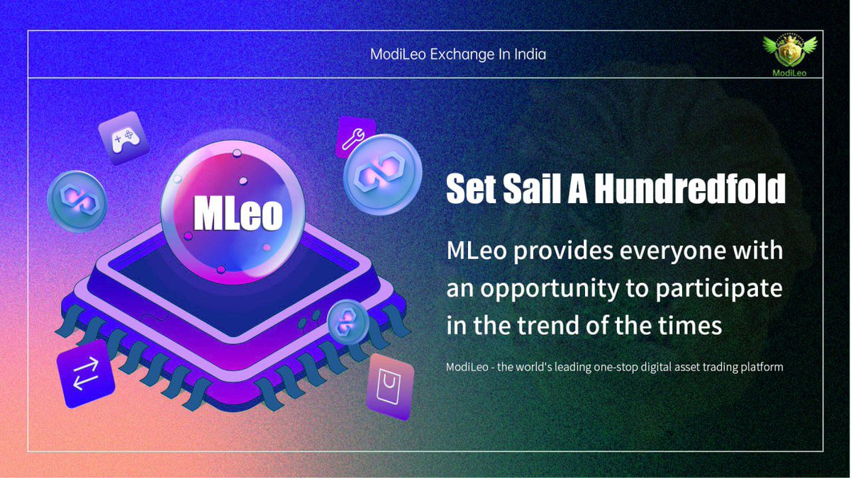 ModileoExchange's tweet image. Every day is a new beginning, and ModiLeo Exchange is here to explore new opportunities and challenges with you! Whether it&apos;s market trends, platform updates, or user benefits, we&apos;ll keep you informed in real time. 💡  

🔗 Follow our official Twitter or visit our website for…