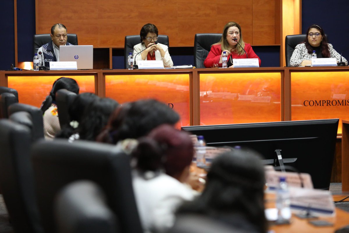 mingobguate's tweet photo. Este día se hizo la primera reunión con representantes de Organizaciones de Mujeres Especializadas que administran los #CAIMUS. Presidió la Viceministra de Prevención, Mayda De León, acompañada de representantes del #Mingob y del Congreso de la República. https://t.co/JIb3pix6P0