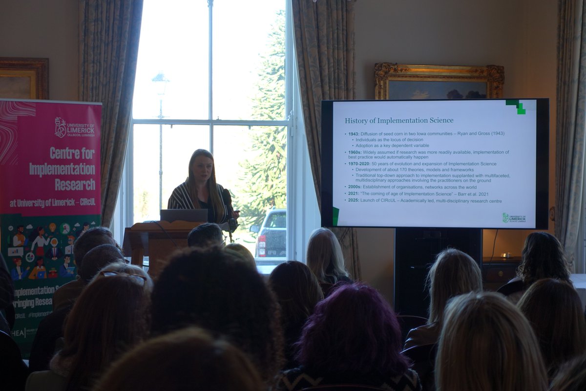 HRI_UL's tweet photo. We had a brilliant time at the Launch event of CIRcUL - Centre for Implementation Research at UL
We look forward to supporting the collaborations with this groundbreaking research centre. @SeanRedmond20 @laurakeyes
#ImplementationScience #CIRcUL https://t.co/4khUknnvvo