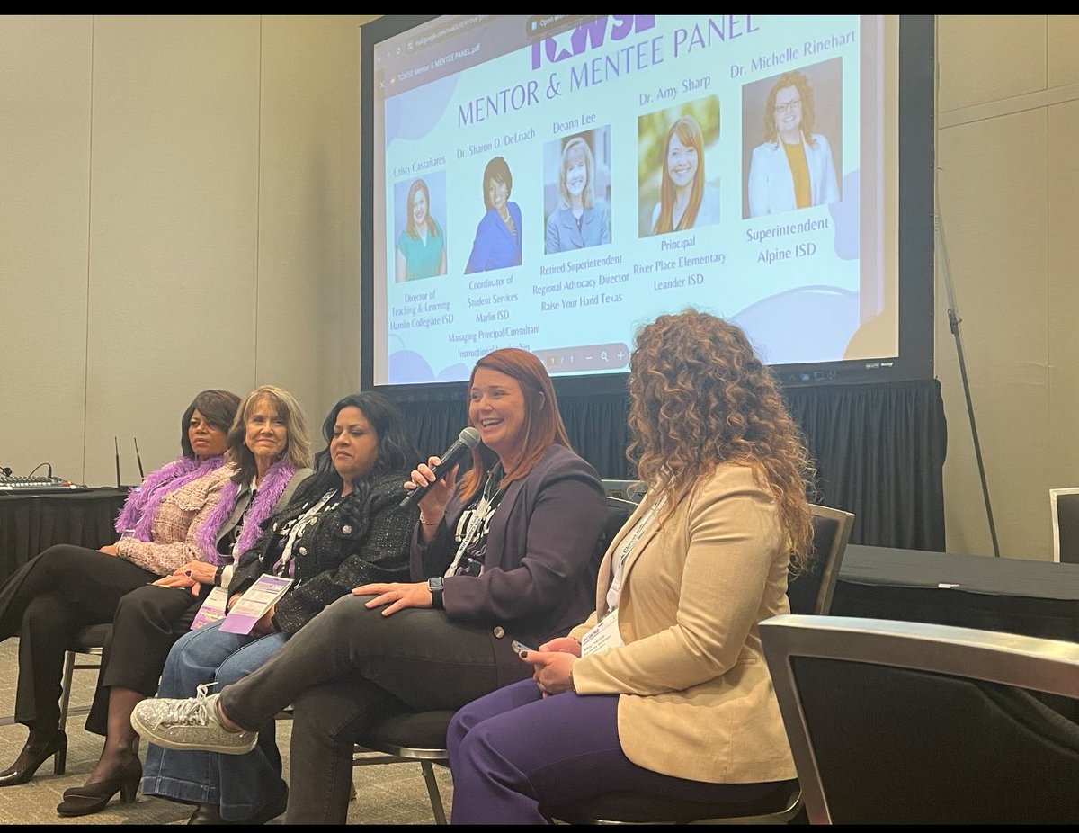 Dr. Chanda Bloch (@chandabloch) on Twitter photo A huge thank you to the incredible <a href="/DrMRinehart/">Michelle Rinehart</a> <a href="/ASharpEdD/">Dr. Amy Sharp, NBCT</a> <a href="/RYHT_ETexas/">Deann Lee- Regional Advocacy Director - East Texas</a> <a href="/cristycnadia/">Cristy Castañares</a> <a href="/DeloachSd/">Dr. Sharon Deloach</a> who served on the <a href="/TCWSETx/">Texas Council of Women School Executives</a> mentor/mentee panel this past weekend. Your insights, guidance, and dedication to shaping the next generation of leaders in education are truly inspiring. A huge thank you to the incredible <a href="/DrMRinehart/">Michelle Rinehart</a> <a href="/ASharpEdD/">Dr. Amy Sharp, NBCT</a> <a href="/RYHT_ETexas/">Deann Lee- Regional Advocacy Director - East Texas</a> <a href="/cristycnadia/">Cristy Castañares</a> <a href="/DeloachSd/">Dr. Sharon Deloach</a> who served on the <a href="/TCWSETx/">Texas Council of Women School Executives</a> mentor/mentee panel this past weekend. Your insights, guidance, and dedication to shaping the next generation of leaders in education are truly inspiring.