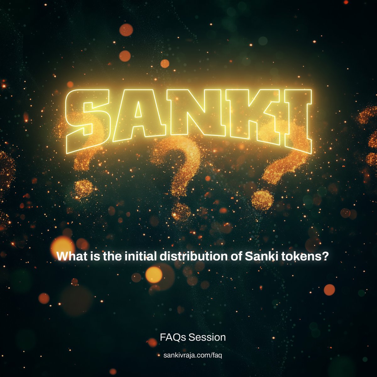 sankivraja's tweet photo. 📢 FAQs Session
❓  What is the initial distribution of Sanki tokens?

The initial distribution of Sanki tokens has been carefully planned to ensure the long-term success and sustainability of the project. Here's how the tokens are allocated:

- Presale (44%): A significant portion is allocated to the presale to involve the community early and create a strong foundation of supporters.

- Liquidity (22%): Ensuring sufficient liquidity to enable smooth trading and minimize price volatility.

- Marketing (15%): Dedicated to promoting Sanki, building awareness, and growing the community through strategic campaigns and initiatives.

- Founders (10%): Allocated to the founders as a reward for their vision and effort in building the project. These tokens are distributed equally among the active team members over a period of 72 months to ensure long-term commitment and accountability.

- CEX Listings (9%): Reserved for securing listings on centralized exchanges, enhancing token accessibility and liquidity.

-----------------------  

⚙️  We want our message to be as clear and precise as possible. If you think this answer can be improved or clarified, share your suggestion in the comments. Multiple ideas are welcome, but for similar suggestions, the reward will go only to the first person whose improvement is adopted.

💰 Like and retweet is a 188 $Sanki task reward.  

https://t.co/ZhZTmBOoRb