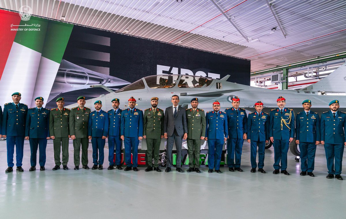 The Ministry of Defence has announced the inauguration of the first Dassault Rafale fighter jet, part of an initial delivery bolstering the capabilities of the UAE Armed Forces. The Rafale is considered one of the world's most advanced multirole combat aircraft.