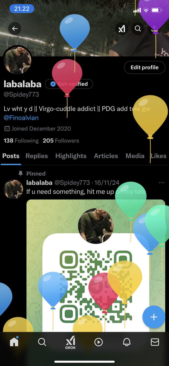 Spidey773's tweet photo. Balik balik, dapat banyak balon nih. Jualan balon aja kali yak🎈 https://t.co/Fr7F6AYY1p