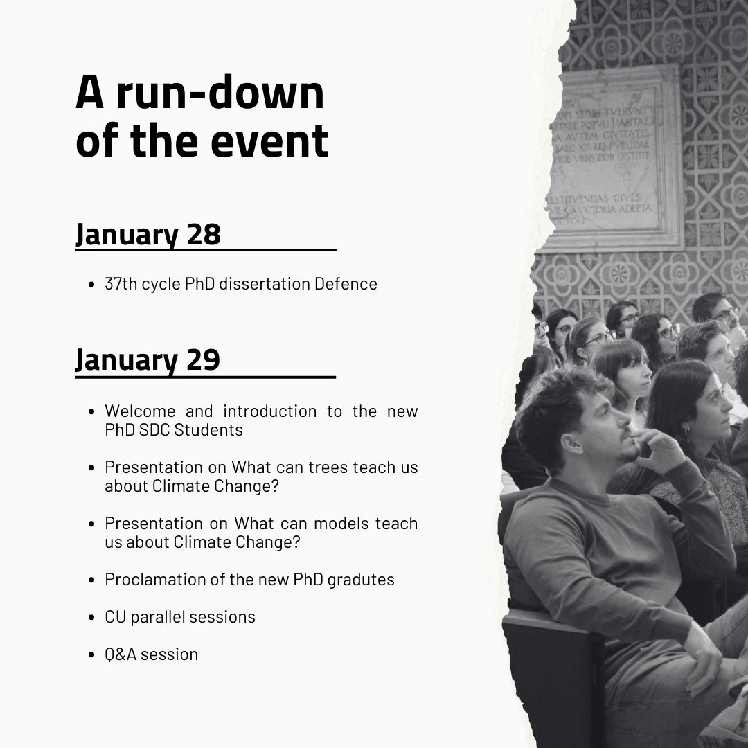 PhD in Sustainable Development and Climate Change tweet media