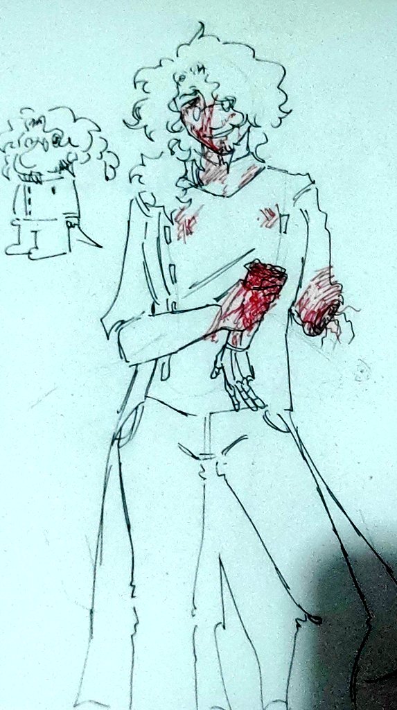 NullSaken_'s tweet photo. //blood
.
.
.
.
For soon reason i really don't like how I draw him here
#memorysystemau https://t.co/lI1SI09j2n