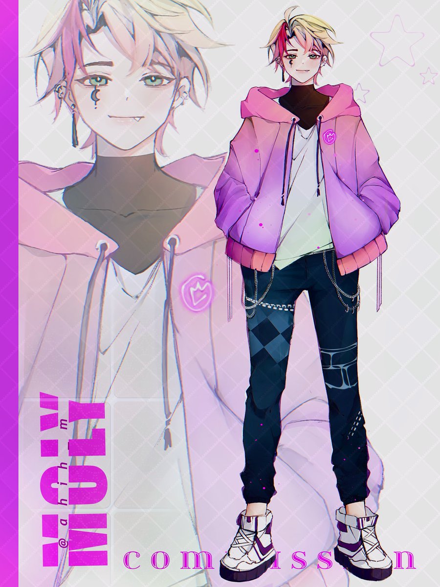 ahihdew's tweet image. COMMISSIONED ART FOR @molaskiee๐๐
Thank you for trusting me for this, i had fun simping for da design XD
#art #Commission #artshare