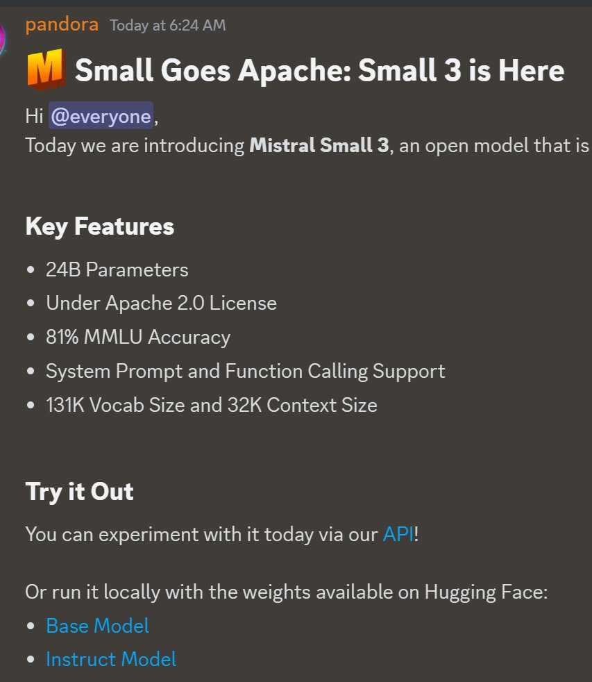 .<a href="/MistralAI/">Mistral AI</a> just released a pretty perfectly sized model

huggingface.co/mistralai/Mist…