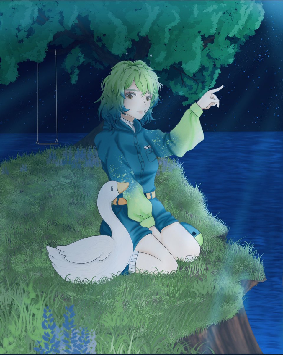 Next up was <a href="/amicyberspace/">🍀Ami🍀 3D DEBUT APR 27</a> !! completely different to work out the night palette!