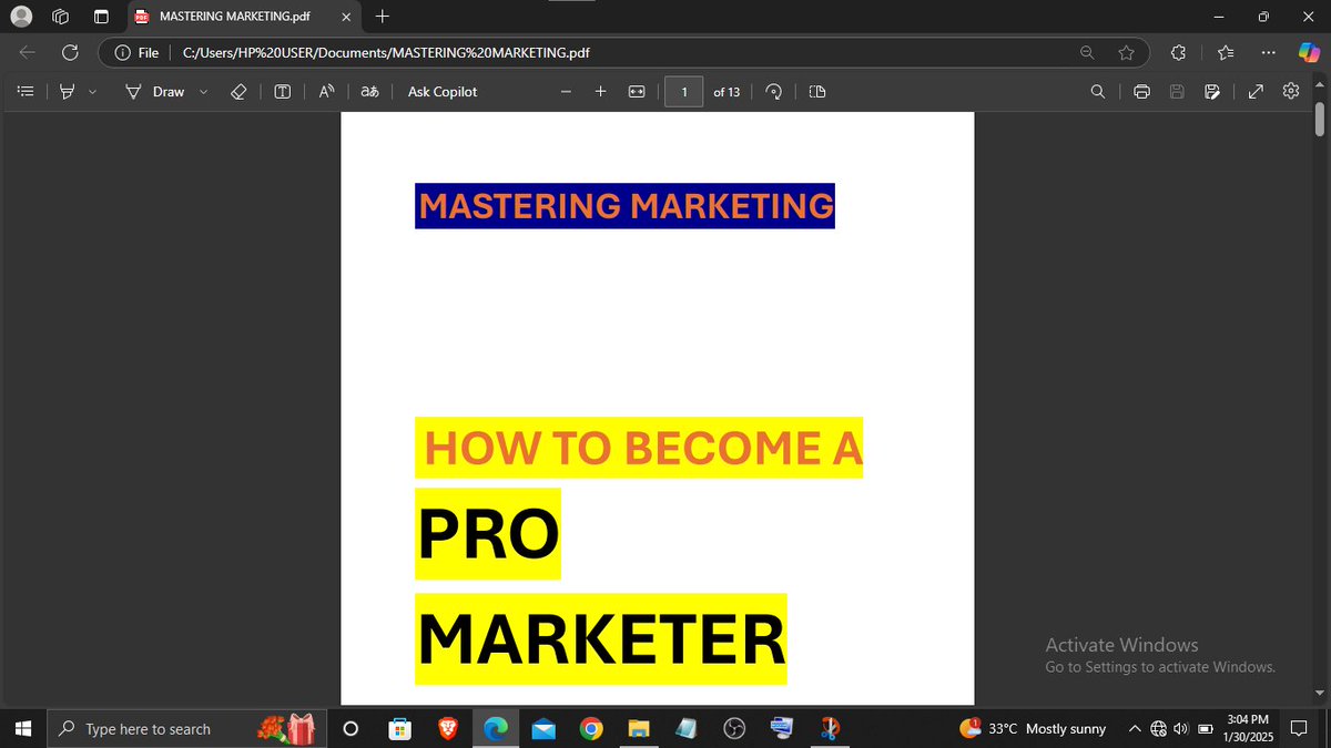 fri_day112's tweet image. Something interesting. Are you an affiliate marketer or any kind of marketer then this is for you. This knowledge filled book will help you skyrocket your sales in no time. Comment [Interested] to get yours now .
#promarketer#sale