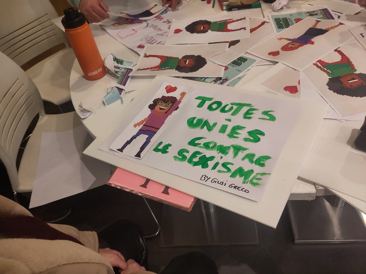 CscFemmes's tweet image. ActionS vers le #8mars
🎶Chants,slogans,pancartes🪧 &amp;amp; 🎬actions en entreprise!
💚Vous ne voyez pas vos collègues au quotidien?
💚Vous voulez organiser1action dans tous les services de votre entreprise?
💚Vous voulez organiser1stand pour le #8mars?
🔜on cogite,imagine,concrétise✊🏽