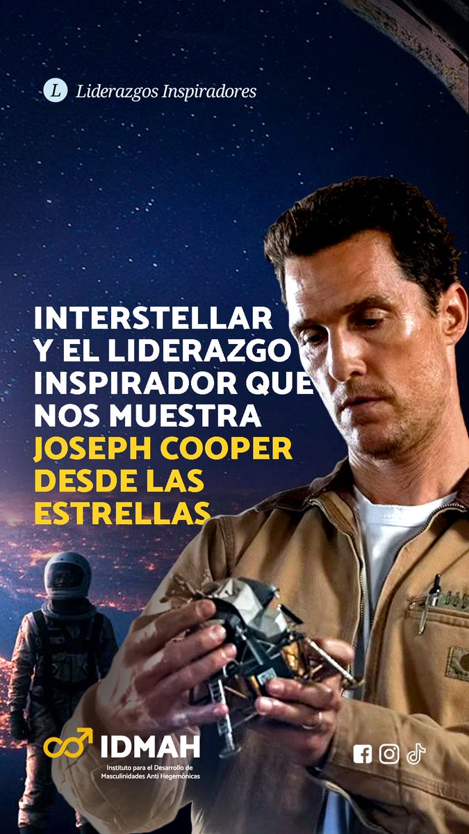 machosahombres's tweet photo. Interstellar y el liderazgo inspirador que nos muestra Joseph Cooper desde las estrellas
#IDMAH #demachosaHOMBRES #LiderazgosInspiradores #Liderazgo #Interstellar #JosephCooper #Reflexion #Aprendizaje https://t.co/26dpN8SN4V